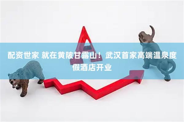 配资世家 就在黄陂甘露山！武汉首家高端温泉度假酒店开业